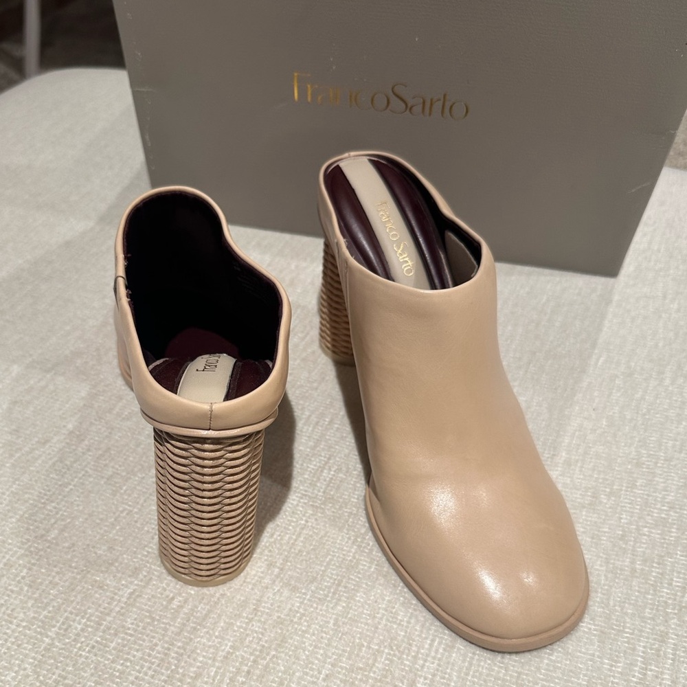 FRANCO SARTO size 8 Women's Beige Cindy Mule NEW $140